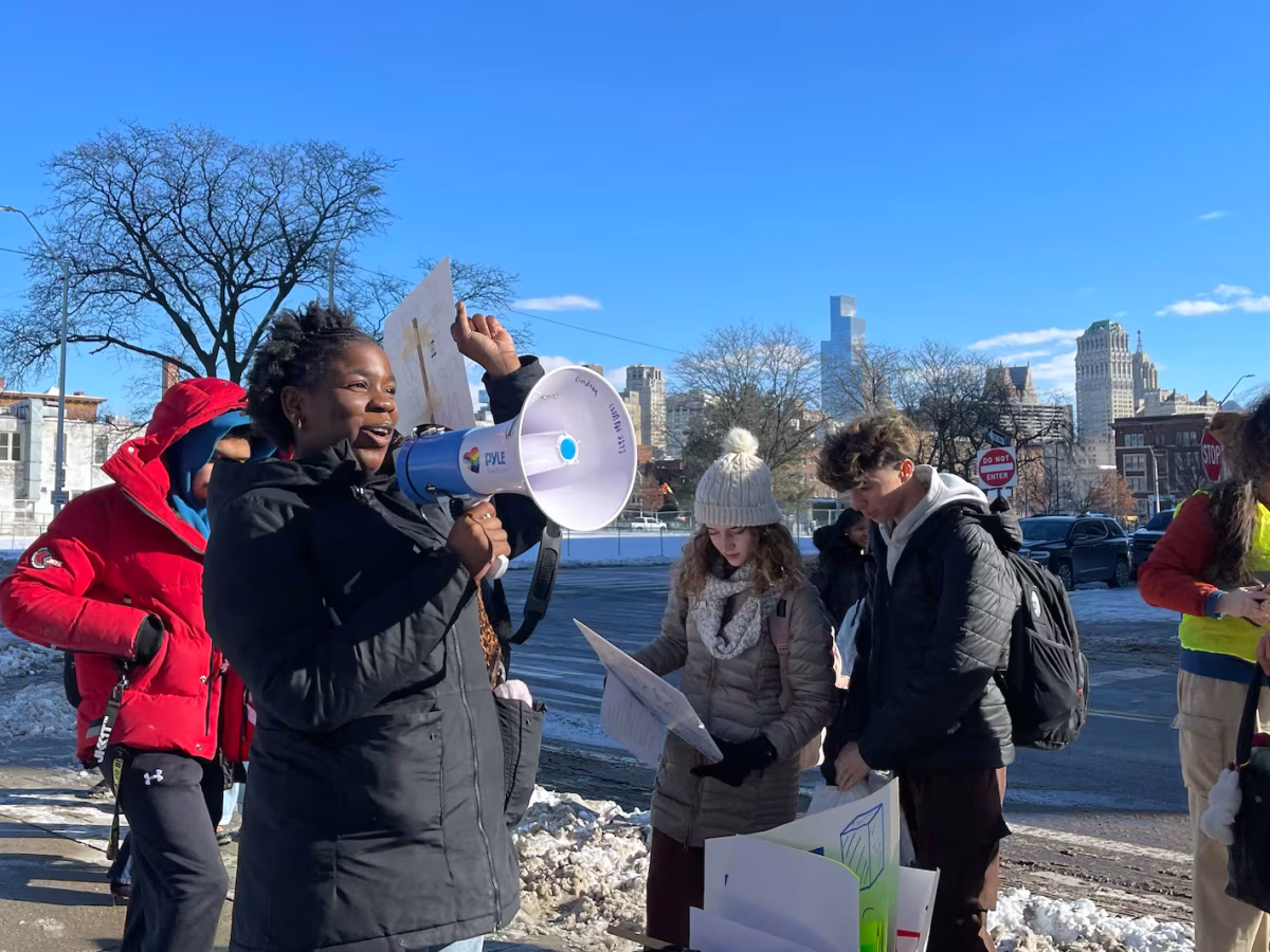 Hundreds of Detroit students walk out of class to protest federal immigration enforcement